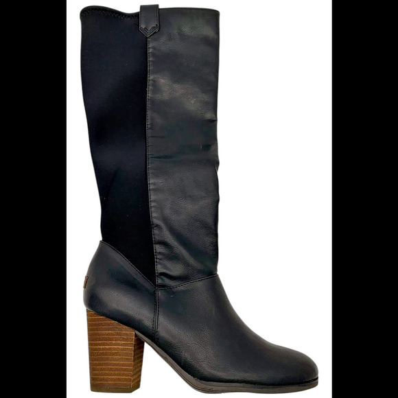 Dr. Scholl\'s Women\'s A Okay Med. Calf Tall Boots Black - Medium